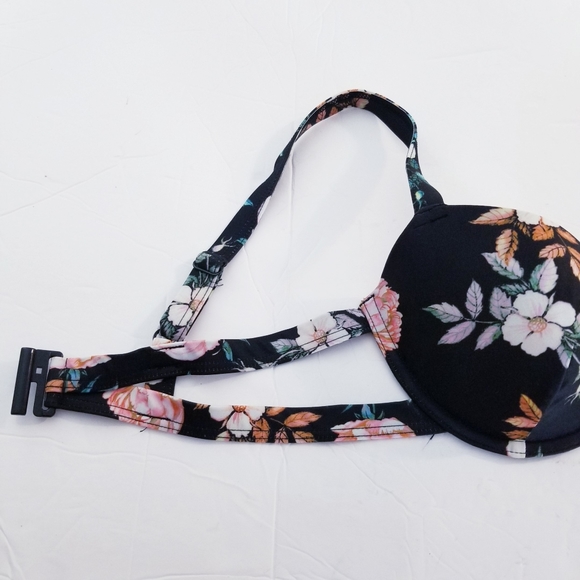 Asos Swim Floral Bikini Bra Top Size 34DD/E - Picture 11 of 12